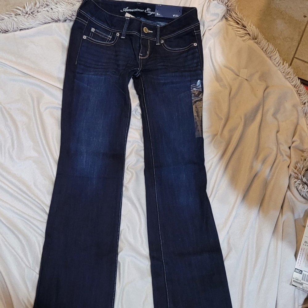 NWT AMERICAN EAGLE SLIM BOOT 0S STRETCH